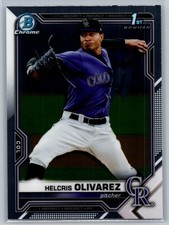 2021 Bowman Chrome #BCP-154 Helcris Olivarez Prospects *RO