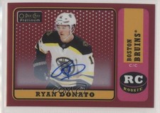 2018 O-Pee-Chee Platinum Retro 2019-20 Update Red Rainbow Ryan Donato Auto 12dt