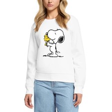 Peanuts Snoopy Und Woodstock Frauen Premium Bio Pullover