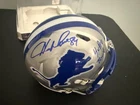Herman Moore Detroit Lions signed Riddell mini football helmet Star WR