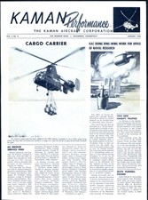 KAMAN PERFORMANCE 1 1956 HOK cargo hook; Ring-Wing Work &c