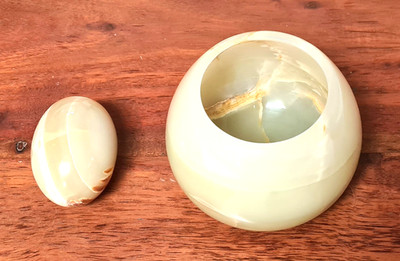 Onyx Marble Vessel Vase Bowl Egg Sphere Shape Tealight Sphere Shapes No Jade
