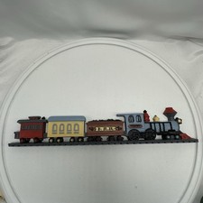 Train Wall Decor Burwood Products Co Boys Nursery 3110 B USA Made Vintage 1970s
