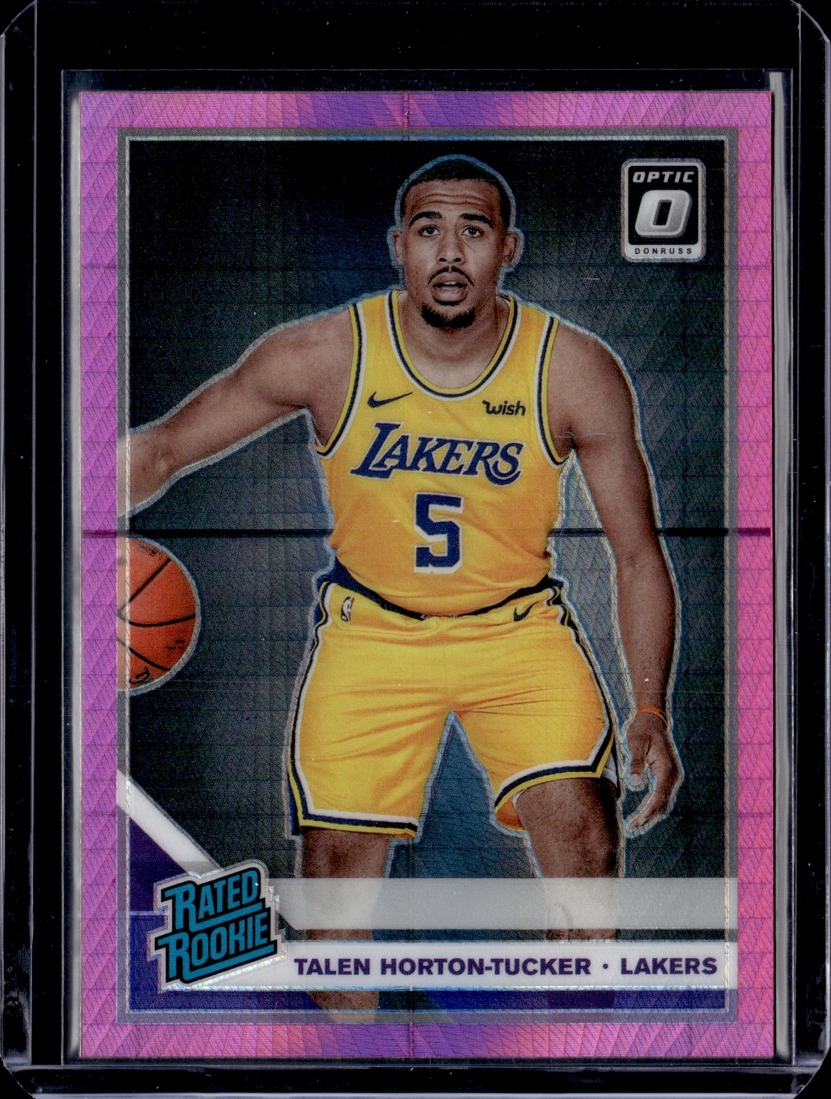 2019-20 Donruss Optic #151 Talen Horton-Tucker Hyper Pink