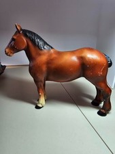 Vintage HUBLEY cast iron Percheron HORSE