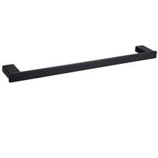 Random Matte Black Bath Towel Bar 28 Inch Square 304 Stainless Steel Hand Towel