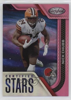 2022 Certified Stars Mirror Pink 162/199 Nick Chubb #CS-21 03bh