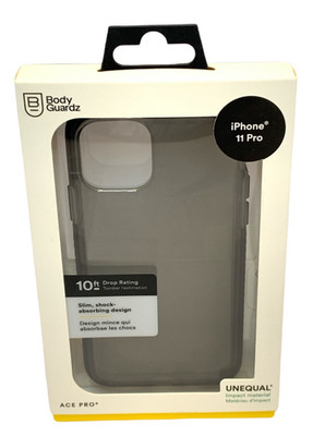 Ace Pro Case for Apple iPhone 11 Pro BodyGuardz Smoke / Gray/ Black NEW