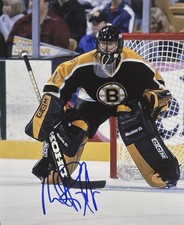 Andrew RAYCROFT Signed 8x10 Photo! Boston Bruins Legend GOALIE! CALDER! W/coa