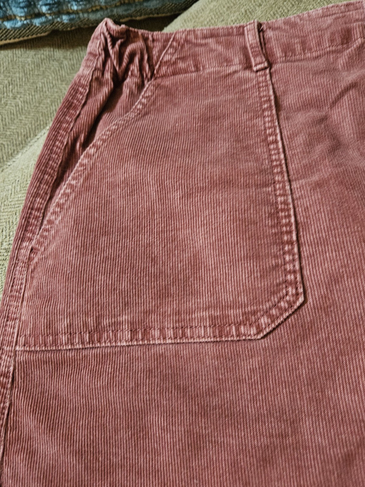 American Eagle Outfitters Raspberry Corduroy Mini… - image 5