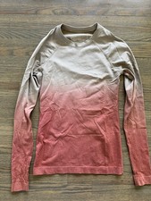 Figs Under Scrub Long Sleeve Shirt Two Tone Women  s XS