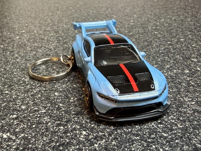 #ad #ad MUSTANG GTD Keychain Light Blue Hot Wheels Matchbox $19.99