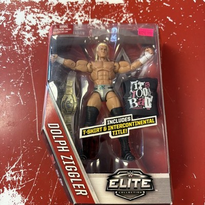 Mattel WWE Elite Collection Raw Dolph Ziggler w/ Intercontinental Title NIB Rare