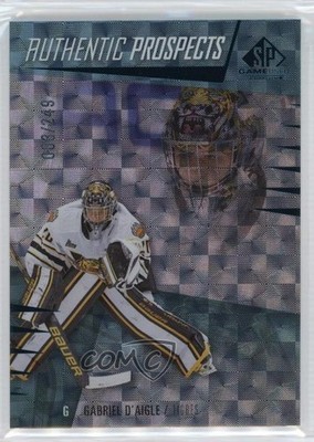 2023 SP Game Used CHL Edition Teal Patterned Foilboard 3/249 Gabriel D'Aigle 7m7