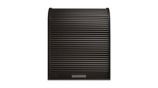 Aktenregal Büroschrank Rolladenschrank Rollo schwarzstahl graphit drehbar 69 cm