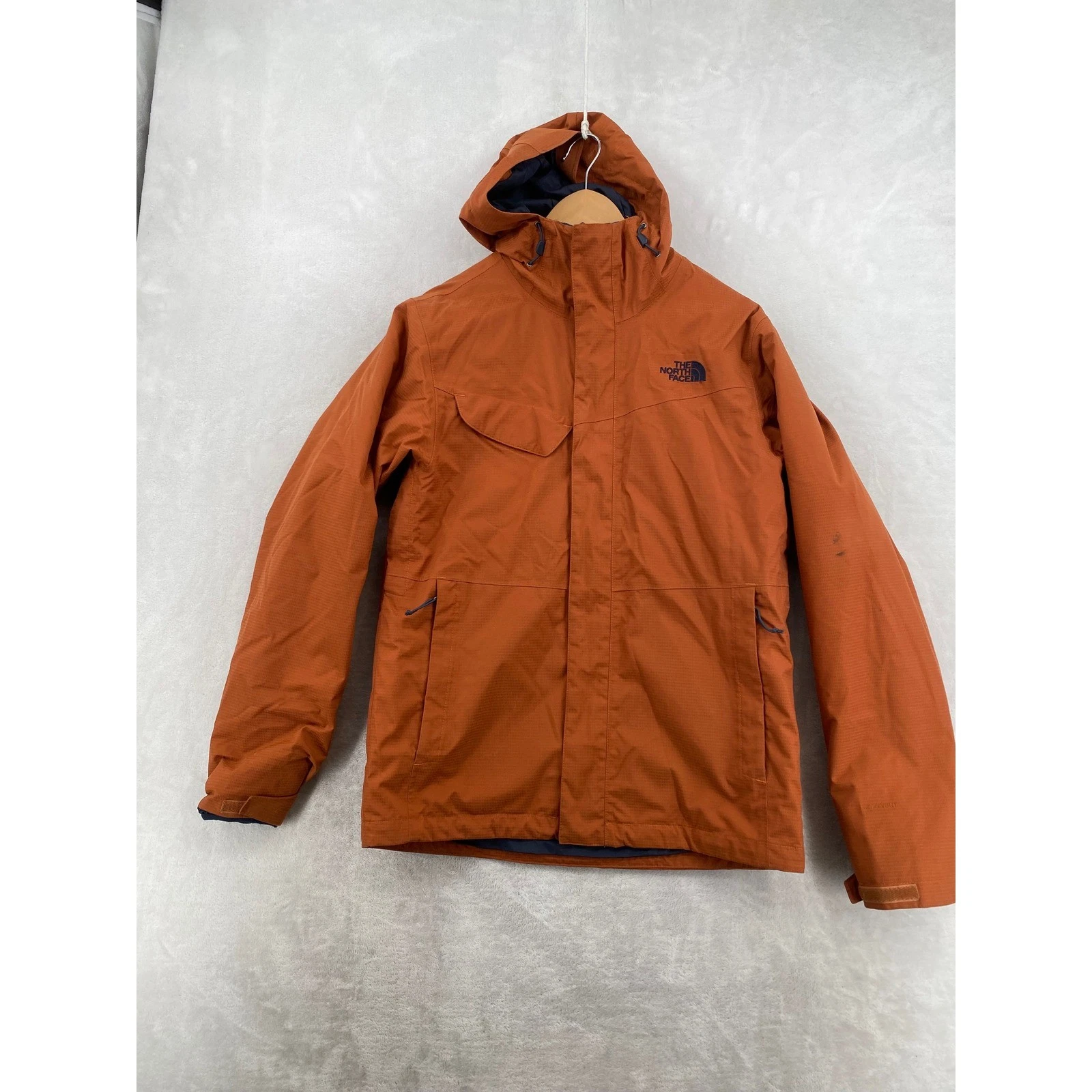 The North Face 3-1 Insulated Hooded Jacket Small Burnt Orange Gorpcore Hiking