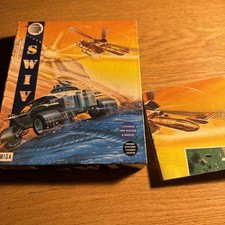 SWIV Commodore Amiga Big Box Original Poster Instructions NO DISK Storm