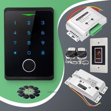 HOMSECUR Weatherproof WIFI Fingerprint RFID Access Control Set Lock APP Unlock