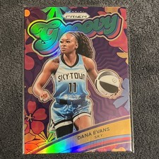 2024 PANINI PRIZM WNBA GROOVY 8 DANA EVANS GREEN PRIZM