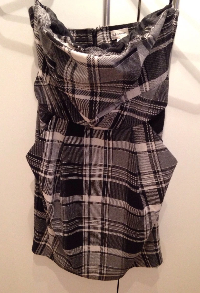 French connection cheap plaid dress