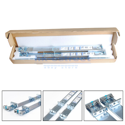 Dell 1U Static Rail Kit 2 or 4-Post R330 R340 R430 R440 R620 R630 R640 R6415 A8