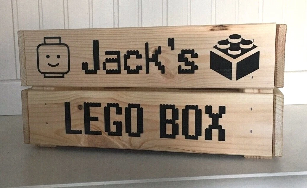 Personalised lego box deals