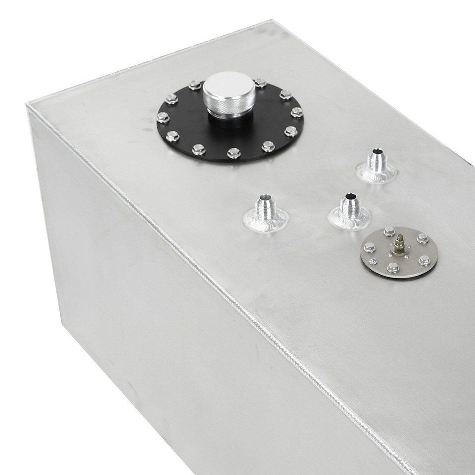 19 Gallon 72L Top Feed Fuel Cell Gas Tank Aluminum Racing Drift
