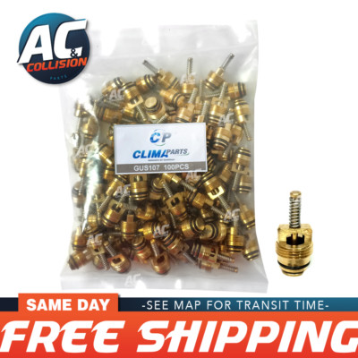 GUS107 AC System Valve Core M10 Ford Mazda Chevrolet Jeep Dodge (100 Units)
