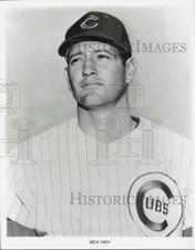 1968 Press Photo Chicago Cubs baseball player Dick Nen - kfx04024
