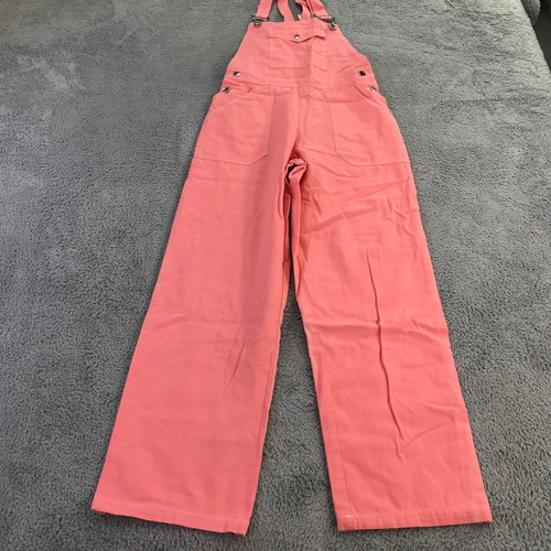 LF Markey Jumpsuit Womens 2 US Marcy Dungaree Canvas Pink Pocket One Piece - Picture 2 of 13