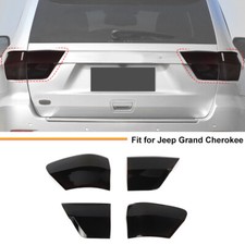 Smoke Black Taillight Rear Lamp Covers Accessories For 11-13 Jeep Grand Cherokee
