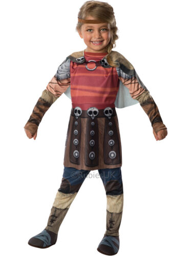 Child Astrid Outfit Fancy Dress Costume Hiccup Kids Girls How to Train a Dragon - Bild 1 von 3