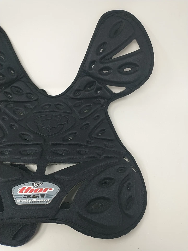 Protector de pecho Thor 351 cuerpo suave tamaño adulto pequeño, negro, motocross Foto 4 de 4