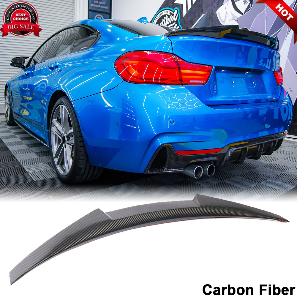 For BMW F36 428i 430i 435i 440i Gran Coupe 13-18 Real Carbon Rear Trunk Spoiler