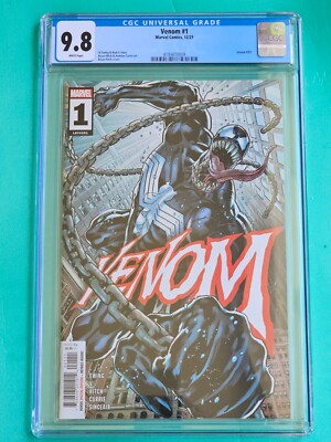 Venom #1 (Venom #201) CGC 9.8 Key issue 1st Full App Meridius 1st Cameo Bedlam
