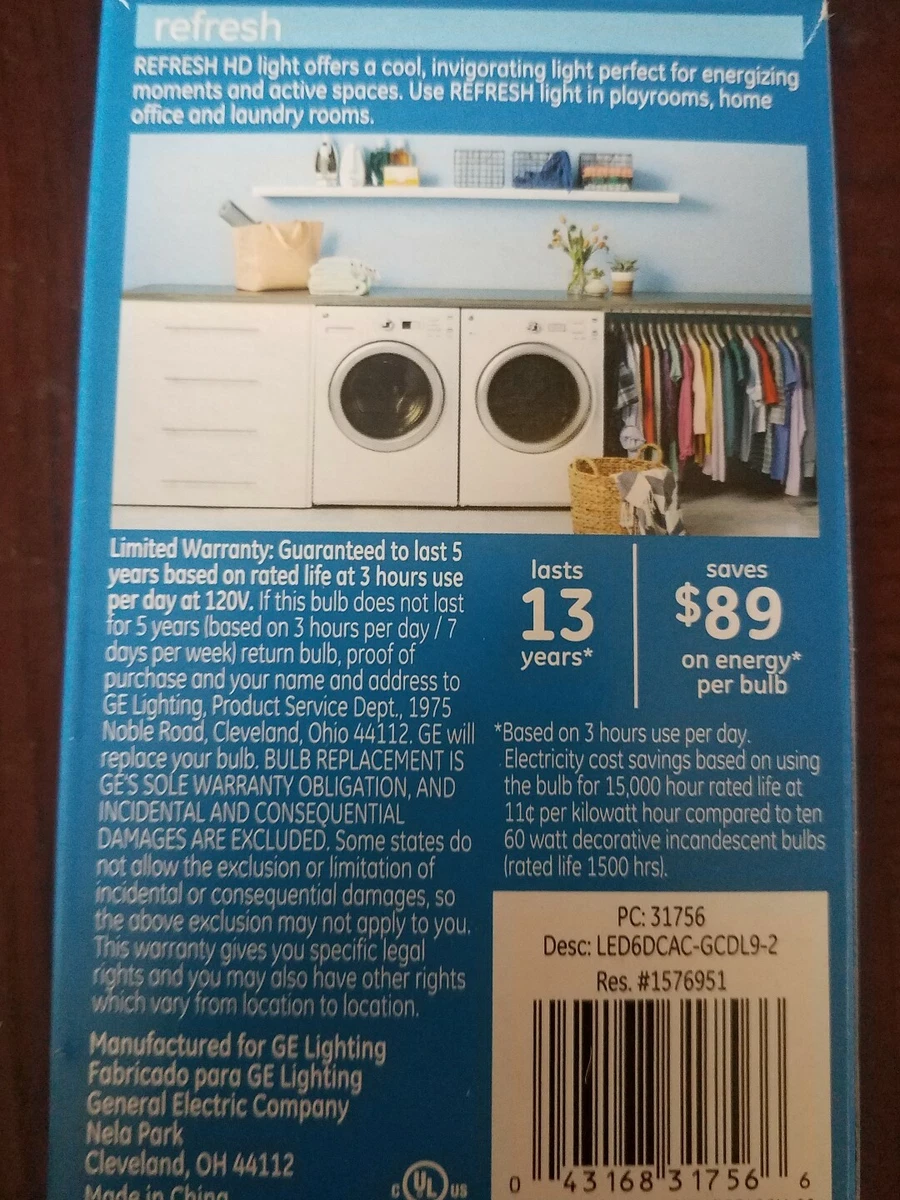 Ge refresh led energetic daylight outlet