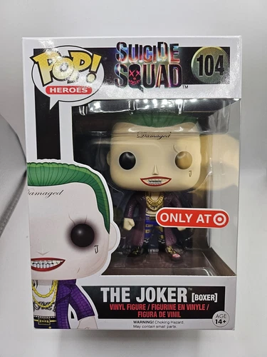 Funko Pop! The Joker (boxer) Suicide Squad, Target Exclusive #104 + Free...