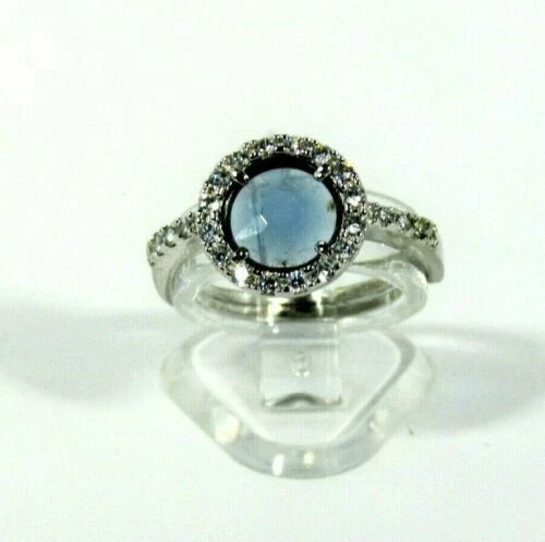 Anelli di lusso di argento in argento con pietra principale zircone