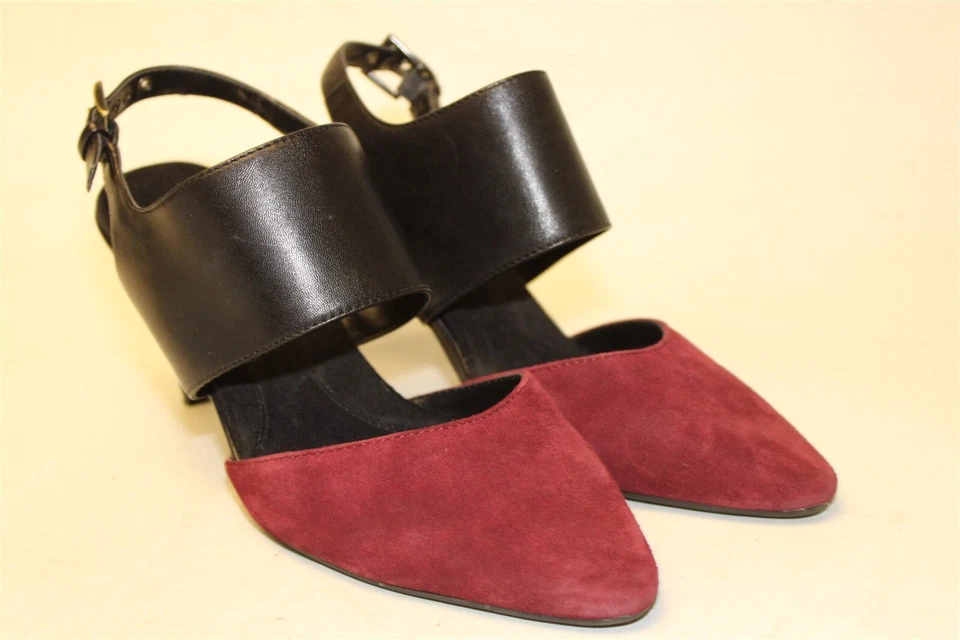 Sapatos Aerosoles Exit Lane Feminino 9 M Camurça Biqueira Apontada Couro Fivela Punho no Tornozelo - Imagem 2 de 4