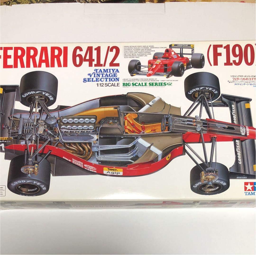 Tamiya 12027 1:12 Ferrari 641/2 F190 Car Model Kit for sale online 