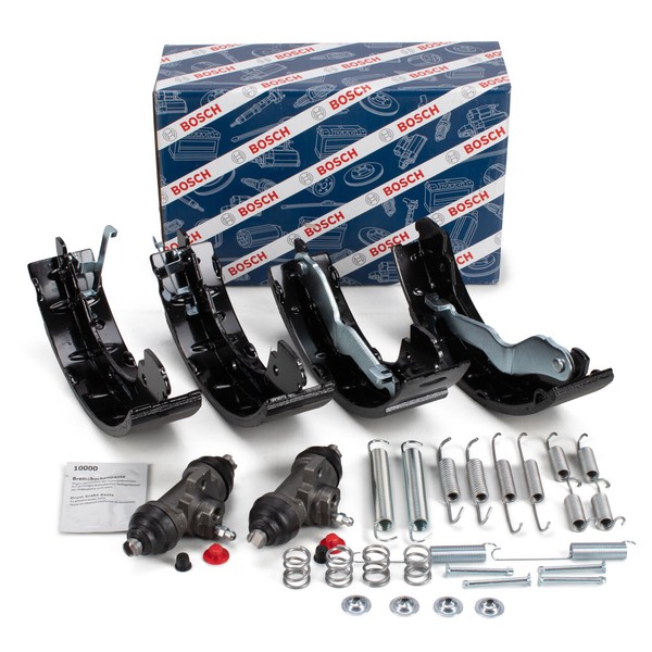 Bosch KIT Super PRO Bremsbacken + Zylinder Satz FüR VW Transporter T4 Hinten-image