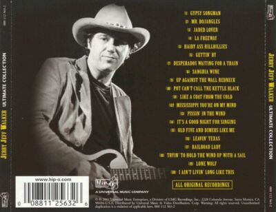 JERRY JEFF WALKER - ULTIMATE COLLECTION NEW CD