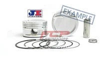 FORGED JE PISTONS 83.5mm CR 12.8 FOR VW GOLF JETTA PASSAT 2.0 16V 9A 332883C