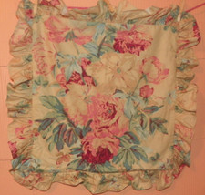 RALPH LAUREN "ELSA GRASSLANDS"--16" OR 18" RUFFLED PILLOW COVERS-2 AVAILABLE