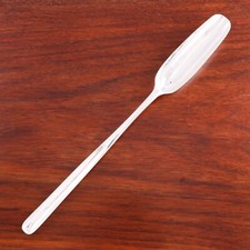 WILLIAM WITHERS GEORGIAN STERLING SILVER DOUBLE ENDED MARROW SCOOP REFINED 1760s