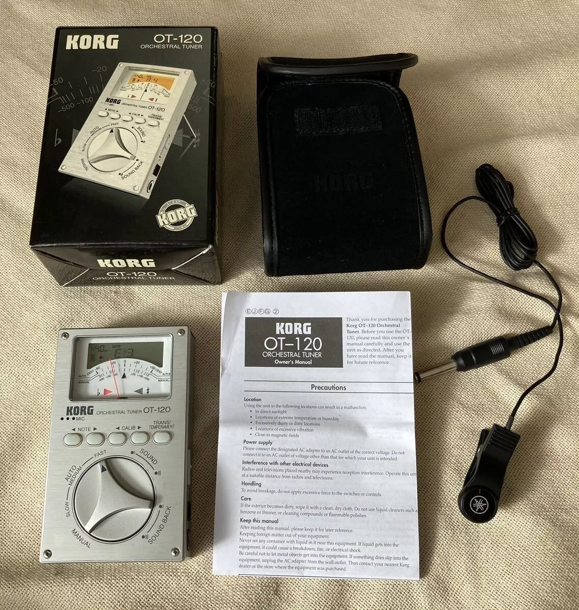Korg ot-120 microphone set orchestral tuner NIP | eBay