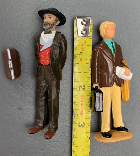 2X G Scale Figures Otto Mears & Passenger G0854 LZ - Picture 5 of 5