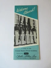 A GUIDE TO THE UNITED STATES NAVAL ACADEMY vintage Statler Hilton Inn