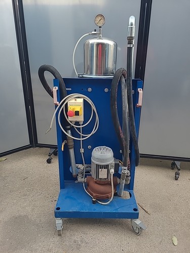 Portable Fluid Pump Filter Cart Water Solvent Oil Filtration Due Effe ...