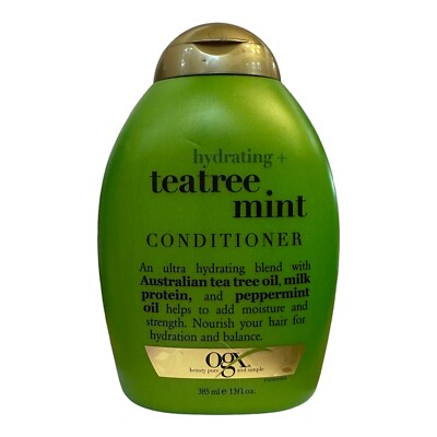 OGX Hydrating TeaTree Mint Conditioner 13 oz Peppermint Australian Tea Tree Oil